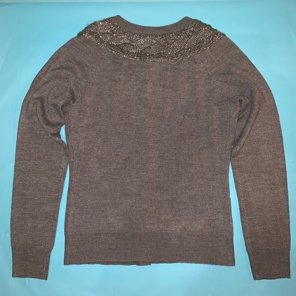 New York & Company Cardigan with Sequins Women’s Size Extra Small - Picture 7 of 8
